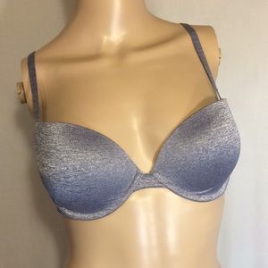 6ixty8ight Gray Padded Underwire Brassiere, Sz 36B